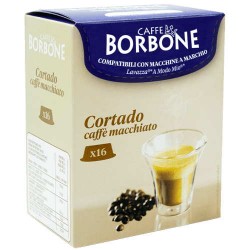 16 capsule cortado Borbone...