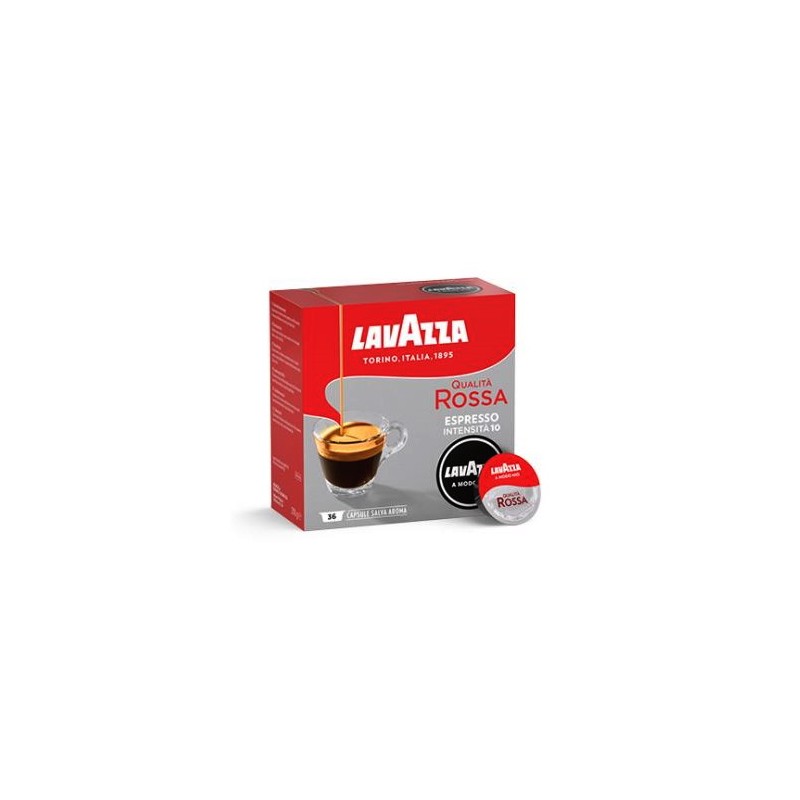 36 capsules de café A modo Mio Qualità Rossa - Lavazza